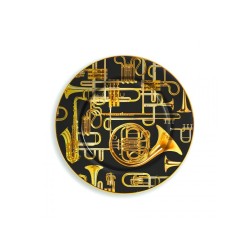 SELETTI Toiletpaper Porcelain Dinnerplate - Trumpets
