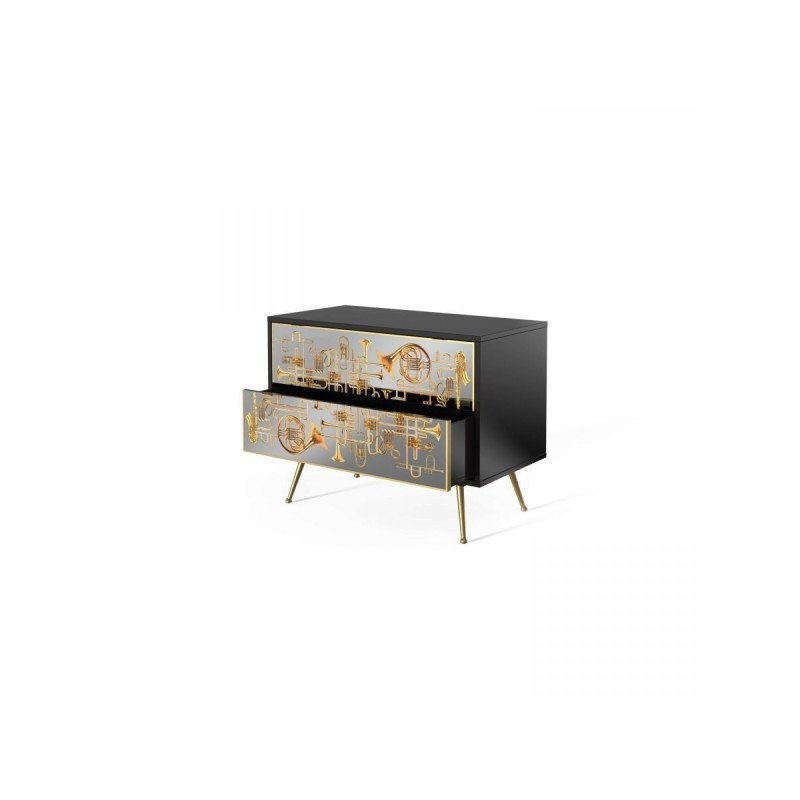 SELETTI Toiletpaper 2 drawers dressers - Trumpets