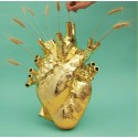 SELETTI Porcelain Vase "Love In Bloom" - Gold -  Big