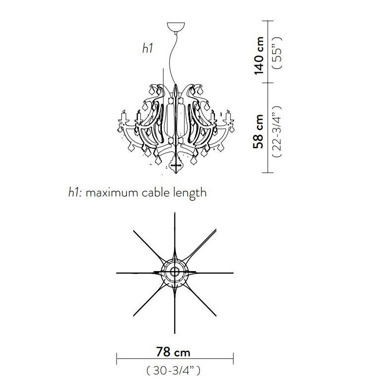 SLAMP Ginetta Pendant Lamp