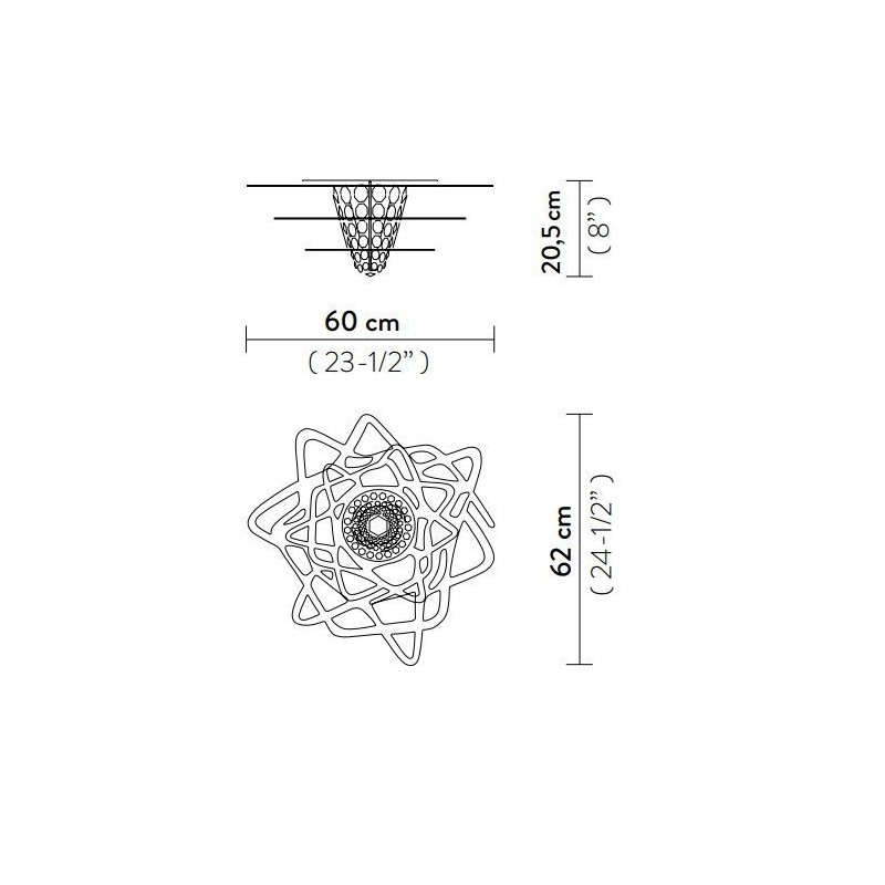 SLAMP Aurora Ceiling lamp mini