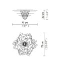 SLAMP Aurora Ceiling lamp large