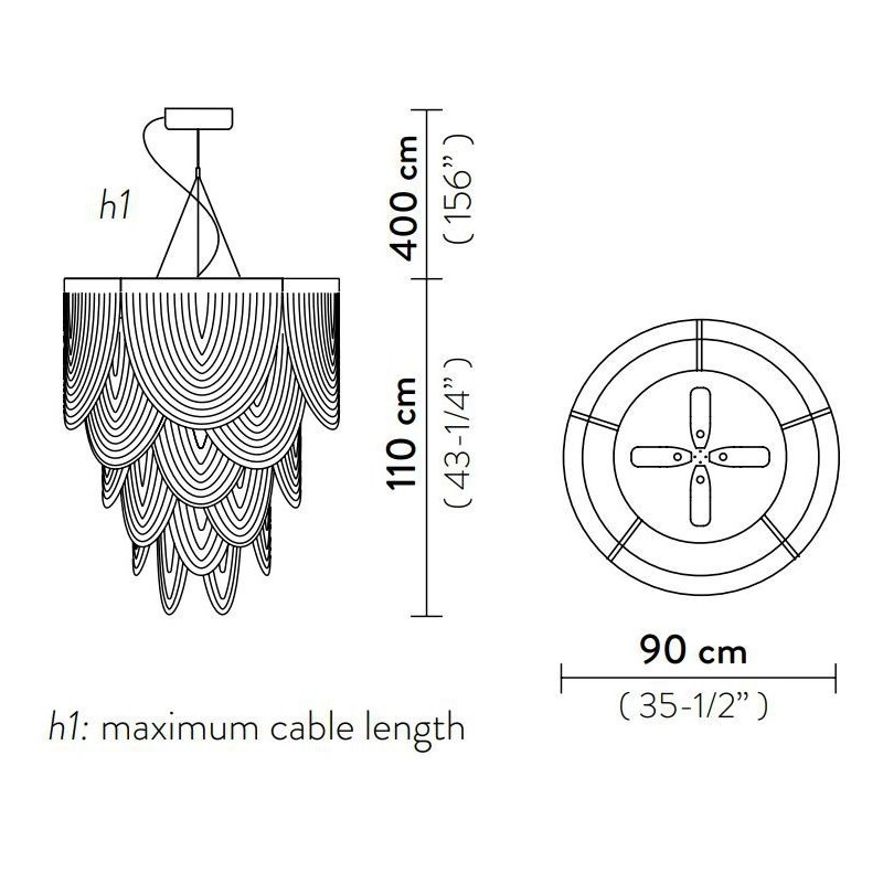 SLAMP Ceremony Pendant Lamp large
