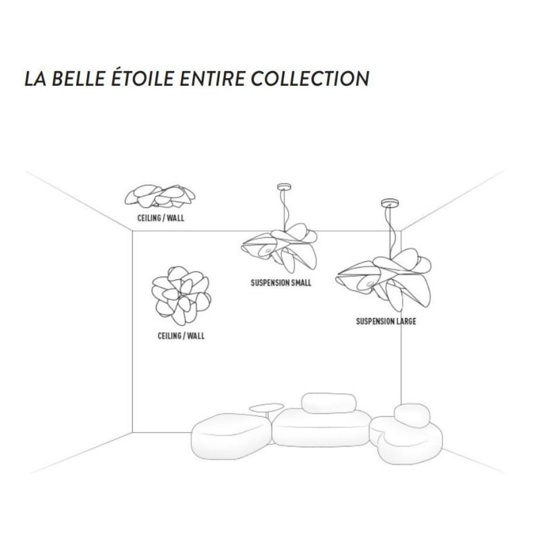SLAMP La Belle Etoile Ceiling lamp-Wall Lamp