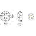 SLAMP Mida Ceiling lamp / Wall Lamp medium