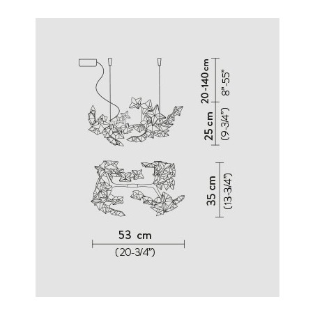 SLAMP Hanami Pendant Lamp small