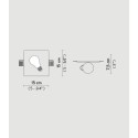 SLAMP Idea recessed Wall Lamp