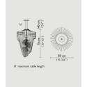 Slamp Aria Small suspension lamp