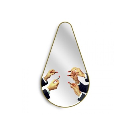 Buy SELETTI Toiletpaper  pear shaped mirror - Lipstick online?