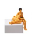 SELETTI Love is a verb - jean & jean set 2 resin statuette