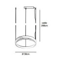 Jacco Maris Brass-O ø 50cm suspension lamp
