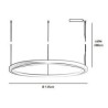 Jacco Maris Brass-O ø 135cm suspension lamp