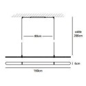 Jacco Maris Coco 160cm suspension lamp
