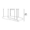 Jacco Maris framed circle ø 50cm suspension lamp