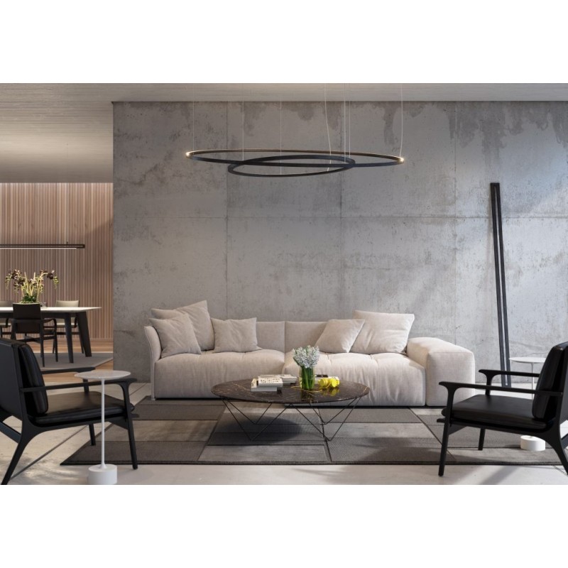 Jacco Maris framed circle ø 100cm suspension lamp