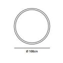 Jacco Maris framed circle ø 100cm suspension lamp