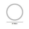 Jacco Maris framed circle ø 100cm suspension lamp