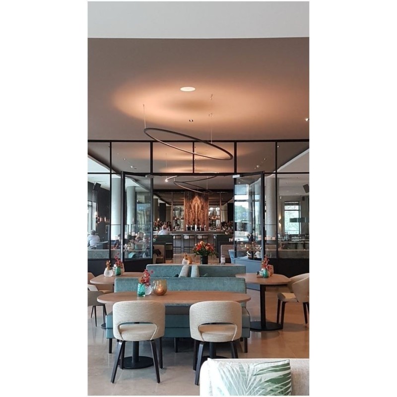 Jacco Maris framed circle ø 135cm suspension lamp