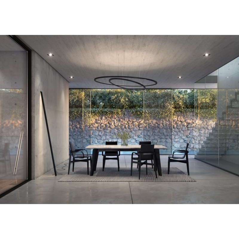 Jacco Maris framed circle ø 135cm suspension lamp