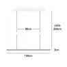 Jacco Maris myka type 1 suspension lamp