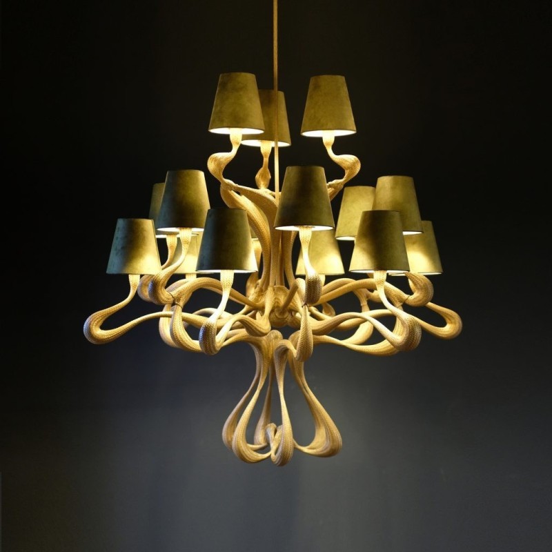 Jacco Maris ode 1647 9 light ø 85cm suspension lamp