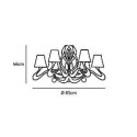 Jacco Maris ode 1647 9 light ø 85cm ceiling light