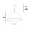 Jacco Maris outsider XL ø 90cm suspension lamp