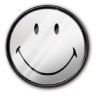 Seletti Smiley Wood frame mirror