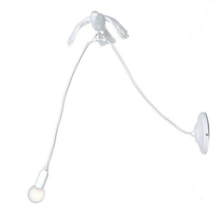 Seletti Sparrow taking off wall lamp