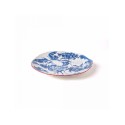 Seletti Diesel Classic On Acid Blue chinoiserie plate