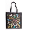 Seletti Toiletpaper Snakes Tote bag 