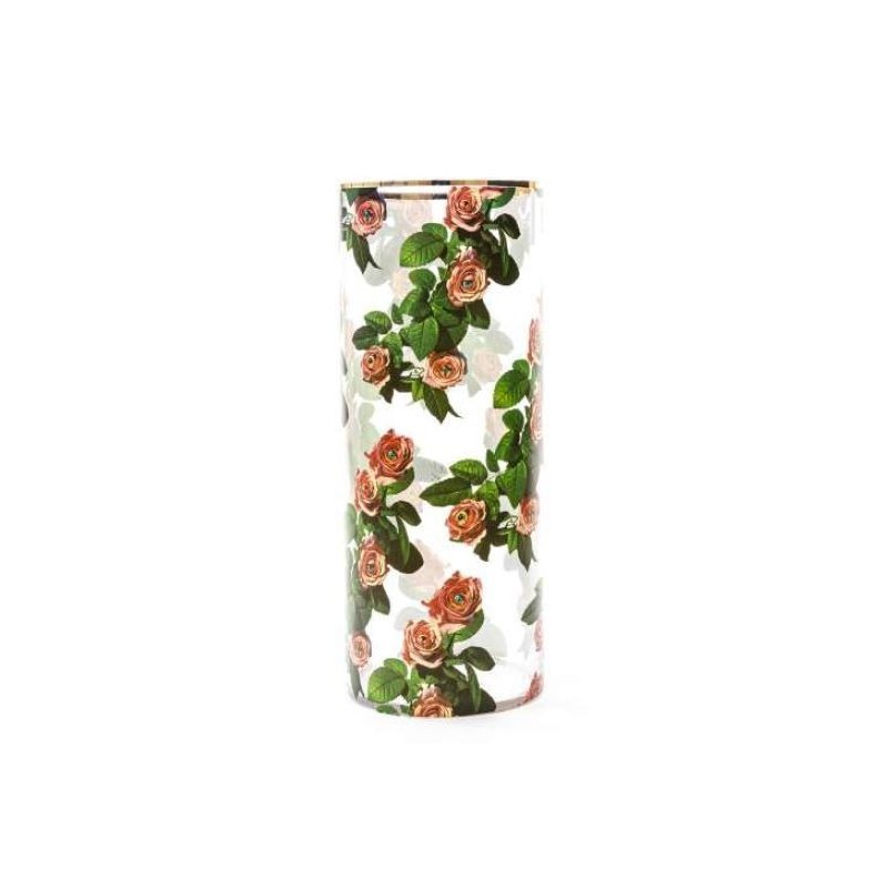 Seletti Toiletpaper Roses big Cylindrical vase