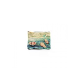 Seletti Toiletpaper Seagirl small Cosmetic Bag