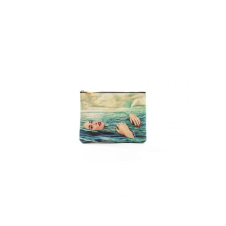 Seletti Toiletpaper Seagirl small Cosmetic Bag