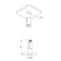 Brick In The Wall 200Cent Round Maxitrim Excl. Driver Fix Ip54 Bathroom recessed spot