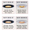 Brick In The Wall 200Cent Round Low Trim Excl. Driver Fix Ip54 Bathroom recessed spot