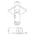 Brick In The Wall 200Cent Round Low Trim Excl. Driver Fix Ip54 Bathroom recessed spot