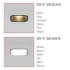 Brick In The Wall 200Cent Square Trimless Excl. Driver Fix recessed spot