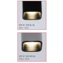 Brick In The Wall 200Cent Xl Square Swing30 Trimless Excl. Driver Adj recessed spot