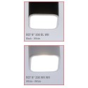 Brick In The Wall 200Cent Xl Square Swing30 Trimless Excl. Driver Adj recessed spot