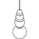 PSM Lighting Colette 2404.16 PSM Lighting Colette 2404.16.TXM Suspension lamp