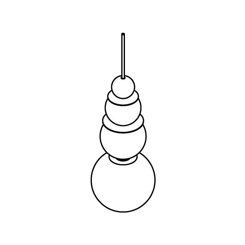 PSM Lighting Colette 2404.16 PSM Lighting Colette 2404.16.TXM Suspension lamp