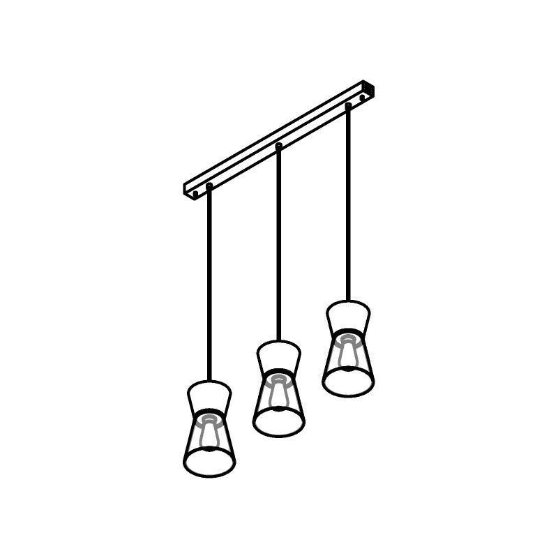 PSM Lighting Shake 5575.E27 Suspension Lamp