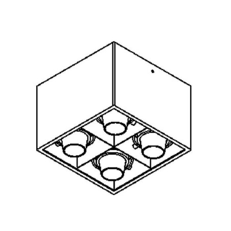 PSM Lighting Spinner X Forum 1890.Es50 Ceiling Lamp