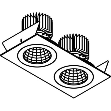 PSM Lighting Ø100 Luxor Xtm.1300.10049.S2 Recessed Spot