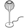 PSM Lighting Noella 4551.U.SH Table lamp