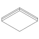 PSM Lighting Monet Sq 640.400.Led Ceiling Lamp