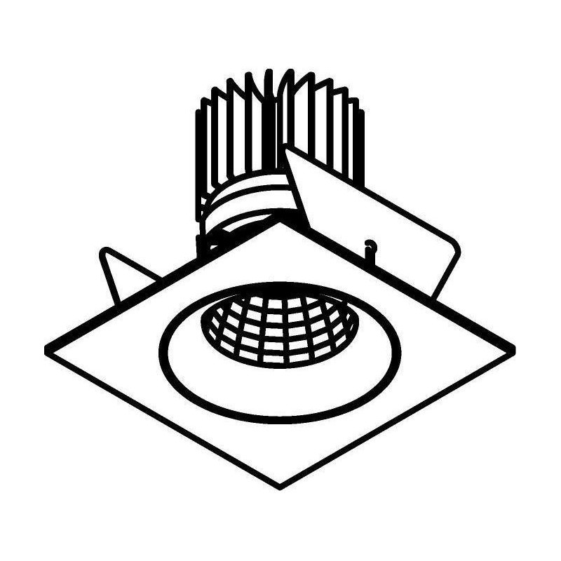 PSM Lighting Ø80 Luxor Xtm.1300.10015.S2 Recessed Spot