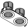 PSM Lighting Ø100 Luxor Xtm.1300.10051.S1 Recessed Spot