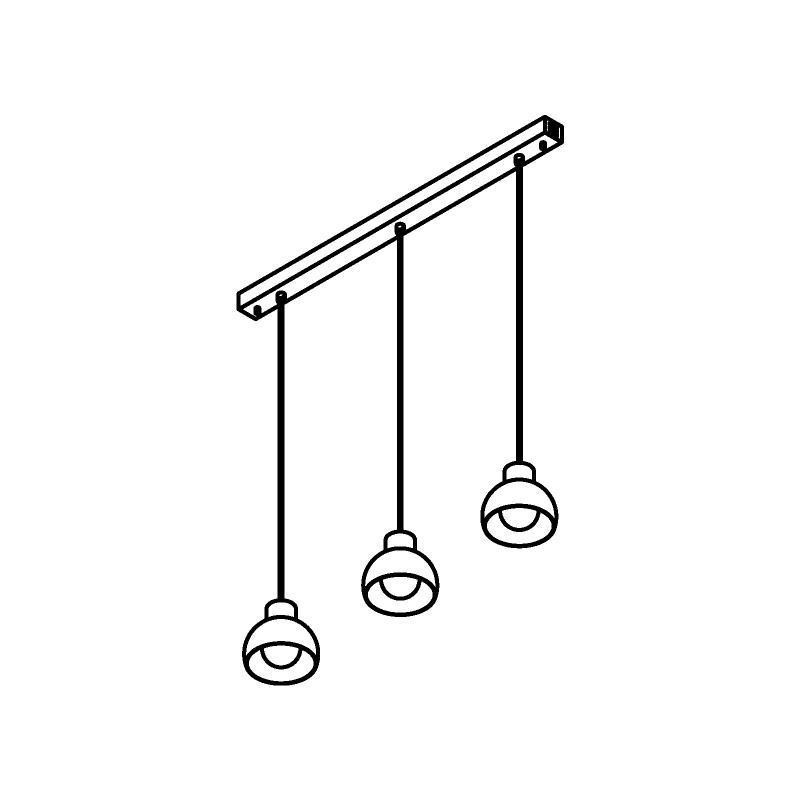 PSM Lighting Olivia 1805.3 Suspension Lamp